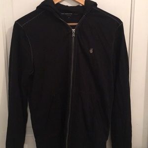 John Varvatos Peace Sign Zip Up